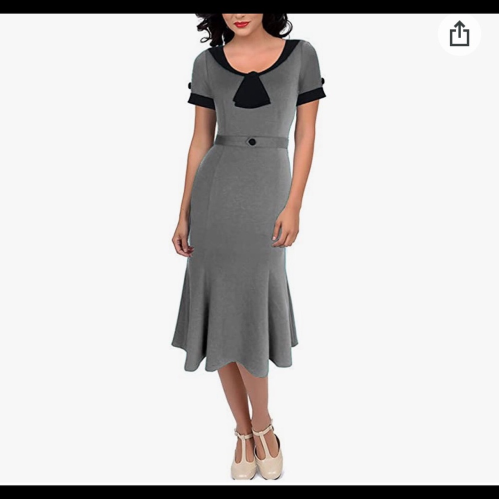 Vintage 1950s Elegant Cocktail Party Dress
